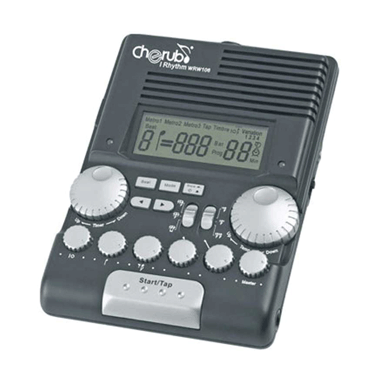Cherub WRW-106 iRhythm / Metronome for Drummers, black