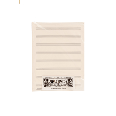 Archives D8S Double-Folded Sheets - 8 stave, 24 pages