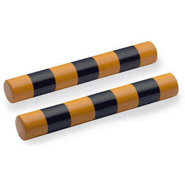 Stagg CL100 YB Pair of Shaker Claves, yellow/brown