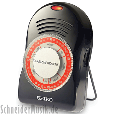 Seiko SQ-50V Quartz Metronome, black