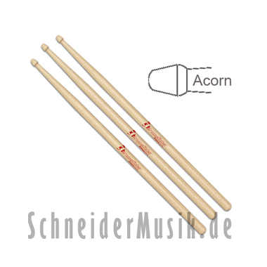 dw *3drumsticks* 2B Hickory - Acorn Wood Tip