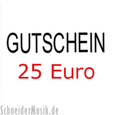 Voucher 25 Euro