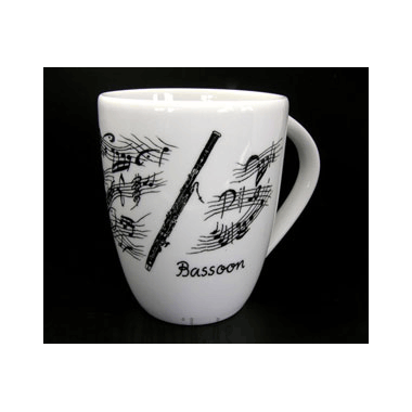 Henkelbecher mit Motiv Fagott "Bassoon"