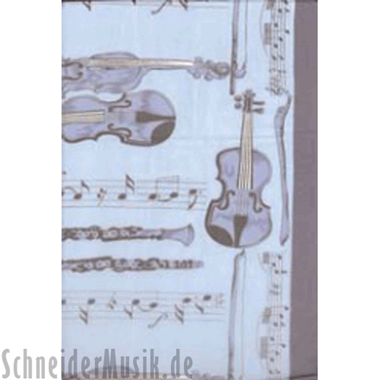 Scarf "Clarinet/Violin" blue
