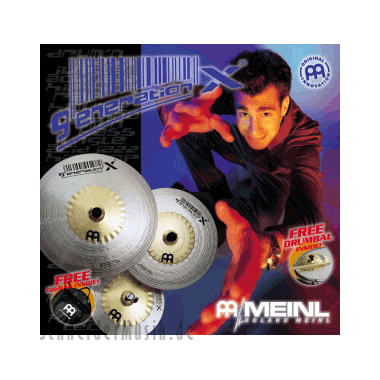 Meinl GX-12/16/18 Generation X Rabb Pack Cymbal Set 4-Piece