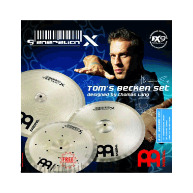 Meinl GX-TB 14/17/18 Generation X Tom's Becken Cymbal Set 3-Piece