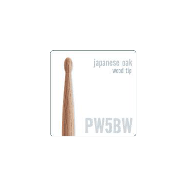 pro-mark PW5BW Japanese Oak sticks, Wood Tip