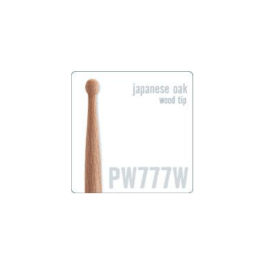 pro-mark PW777W Japanese Oak sticks, Wood Tip