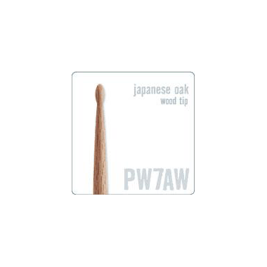 pro-mark PW7AW Japanese Oak sticks, Wood Tip