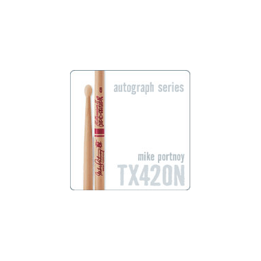 pro-mark TX420N MIKE PORTNOY Autograph Collection, American Hickory sticks - Nylon Tip
