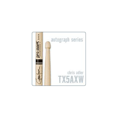 pro-mark TX5AXW Chris Adler, American Hickory sticks - Wood Tip