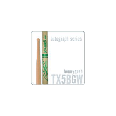 pro-mark TX5BGW Benny Greb Signature, American Hickory sticks - Wood Tip