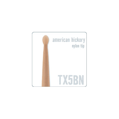 pro-mark TX5BN 5B American Hickory sticks - Nylon Tip