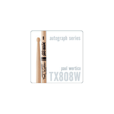 pro-mark TX808W Paul Wertico Signature, Hickory 808 Stöcke - Wood Tip