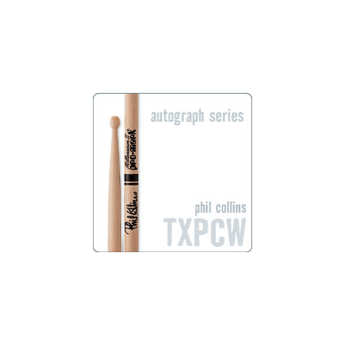 pro-mark TXPCW Phil Collins Signature, American Hickory sticks - Wood Tip