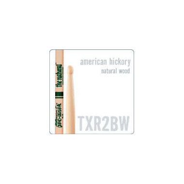 pro-mark TXR2BW Naturals, American Hickory 2B Stöcke - Wood Tip
