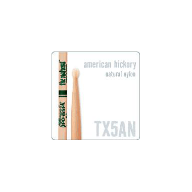 pro-mark TXR5AN Naturals, 5A American Hickory sticks - Nylon Tip