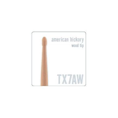 pro-mark TX7AW 7A American Hickory sticks - Wood Tip