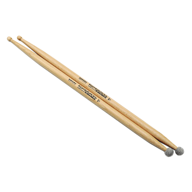Rohema 61361/2FK The German Drumstick KOMBI STICKS - WZ 707 w/Felt ball (15mm) Hickory lacquered