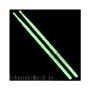 Agner GLOW Drumstick 5A Hickory (yellow green)