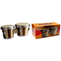 Stagg BW-100-DT 7.5" & 6.5" Traditional Wood Bongos - Two Tone