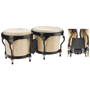 Stagg BWL-N 7.5" & 6.5" Lacquered Wood Bongos BASIC- Natural