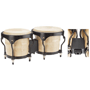 Stagg BWM-N 7.5" & 6.5" Lacquered Wood Bongos - Natural