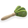 Stagg CAS-NOTES 3 Wooden Castanets green, with handle