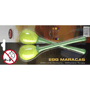 Stagg EGG-MA L/GR Pair of plastic Egg Maracas, w/ long handle - Green