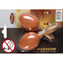 Stagg EGG-MA S/OR Pair of plastic Egg Maracas - Orange