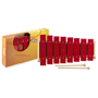 Stagg META-J8B RD Metallophone with 8 large red keys