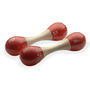 Stagg MRW2 NOTES Pair of wooden dumbbell-shaped Maracas, with musical symbols