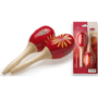 Stagg MRW-16 Pair of wooden Oval Maracas - Red