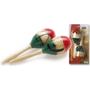 Stagg MRW-26M Pair of wooden Oval, Mexican-style Maracas