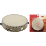 Stagg STA-1108 8" Pretuned wooden Tambourine w/ rivetted head - 1 row of jingles