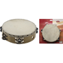 Stagg STA-1208 8" Pretuned wooden Tambourine w/rivetted head - 2 rows of jingles