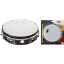 Stagg TAB-108P/BK 8" Tunable plastic Tambourine, 1 row - Black