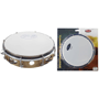 Stagg TAB-108P/WD 8" Tuneable plastic Tambourine, 1 row - Wood colour