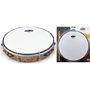 Stagg TAB-110P/WD 10" Tunable plastic Tambourine, 1 row - Wood colour