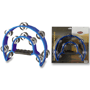 Stagg TAB-1 BL Cutaway plastic Tambourine, with 20 jingles - Blue