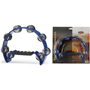 Stagg TAB-2 BL Cutaway plastic Tambourine, with 16 jingles - Blue
