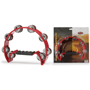 Stagg TAB-2 RD Cutaway plastic Tambourine, with 16 jingles - Red
