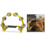 Stagg TAB-2 YW Cutaway plastic Tambourine, with 16 jingles - Yellow