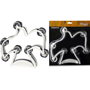 Stagg TAB-5 WH Plastic Dove Tambourine, with 14 jingles - White