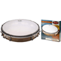 Stagg TAWH-101T 10" Tunable wooden Tambourine, w/ 1 row of jingles