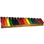 Stagg XYLO-J15 RB Xylophone with 15 colour-coded keys (Rainbow colours)
