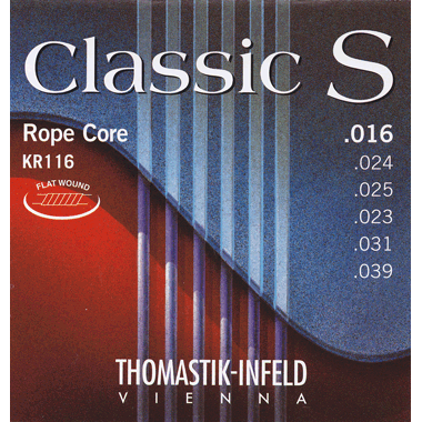 Thomastik KR116 Classic S Rope Core (Flatwound)