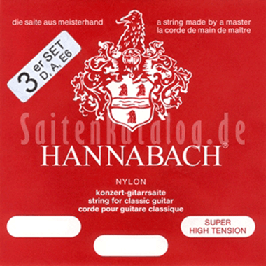 Hannabach 8007 SHT Silver-Plated, 3-Bass Set
