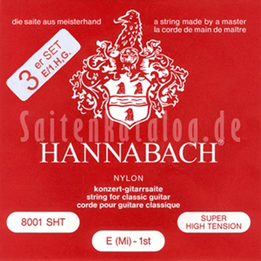 Hannabach 8008 SHT Silver-Plated, 3-Treble Set