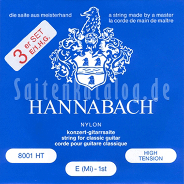 Hannabach 8008 HT Silver-Plated, 3-Treble Set